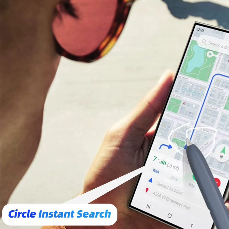Samsung Stylus S Pen Ersatz für Galaxy S25 Ultra in Grau ohne Bluetooth - Bild 2