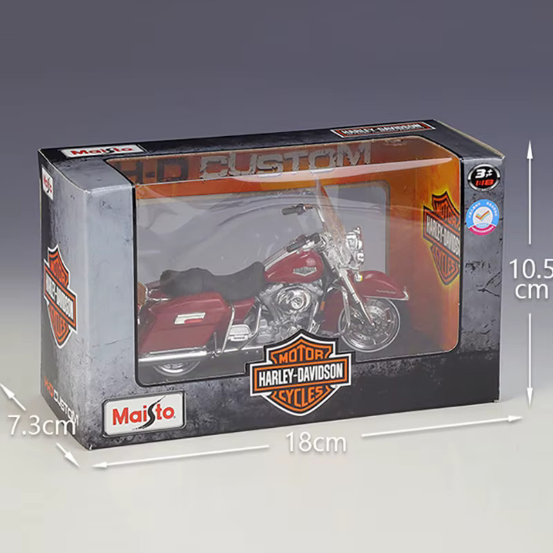 Maisto Harley Davidson FLHR Road King 1999, Motorradmodell, 1:18, Metall, ab 3 Jahren - Bild 3