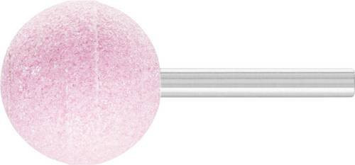 PFERD STEEL EDGE Schleifstift Kugel Ø 32 mm, Schaft-Ø 6 mm, Körnung A46 für Stahl und Stahlguss, Pink - Bild 1