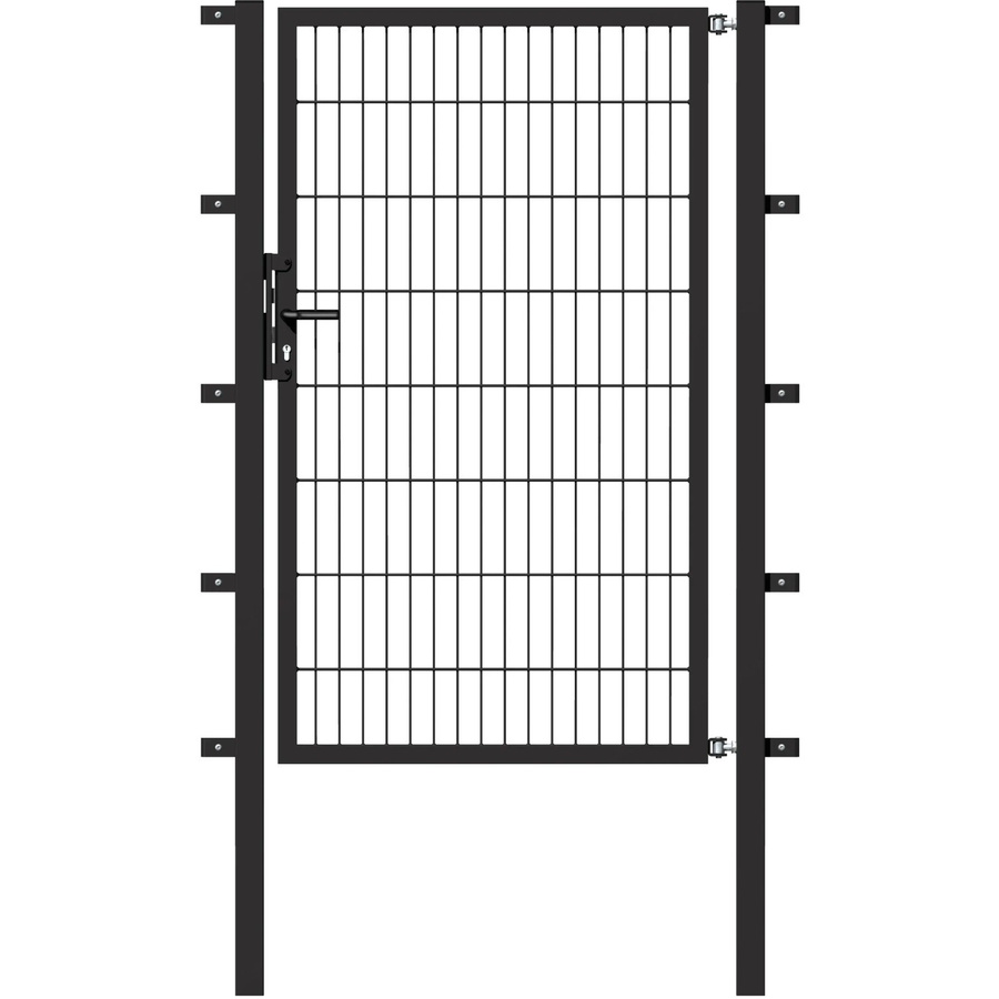 GAH ALBERTS Einzeltor Flexo aus Stahl in Anthrazit Schwarz, Breite: 100 cm, Höhe: 200 cm - Bild 2