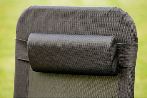 Merxx Kopfkissen für XXL-Wellnessliege, Schwarz, B: 38 cm, H: 16 cm, T: 5 cm - Bild 1