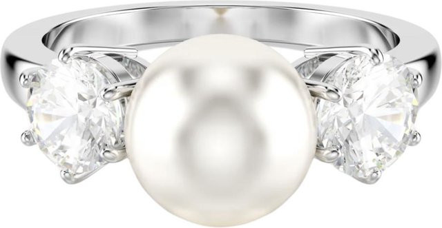Swarovski Ring, rhodiniert, Silber, Damen - Bild 1