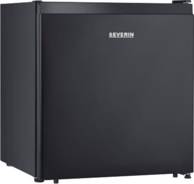 Severin Mini Kühlschrank KB 8879, Schwarz, 45 l, mit Kältefach und Glasablage, B: 50 cm, H: 44,5 cm, T: 46,8 cm