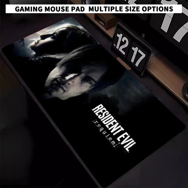 ANLUAN Resident Evil Gaming-Mauspad XXL in Schwarz als Schreibtischunterlage für Laptop und Tastatur - Bild 1