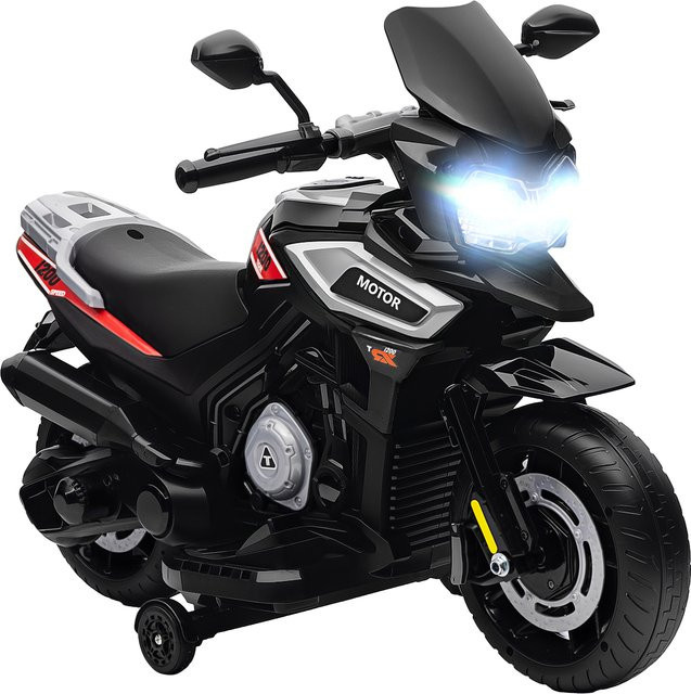 Aosom Elektro Motorrad Kinder, Schwarz, ab 1,5 Jahre - Bild 1