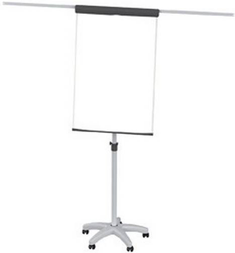 Mobiles Maul Flipchart MAULstandard Whiteboard Grau mit Ablageschale, Blockhalter und Papierhalter, B x H: 66 x 97 cm - Bild 1