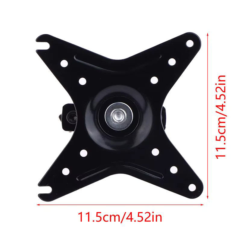 Wandmontage-Monitorhalterung in Schwarz mit 2-Achsen-Verstellung für VESA 100 mm, 75 mm und 50 mm - Bild 4