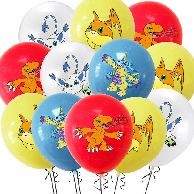 TAKARA TOMY Digimon Luftballons, Latexballon - Bild 1