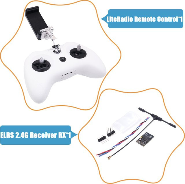 Rctosky Happy LiteRadio 3 Funksender ELRS 2.4G ExpressLRS Fernbedienung - Bild 1