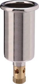Rothenberger Anwärmbrennerkopf geschlossen in Silber, Durchmesser: 57 mm, Gewinde: M20x1 - Bild 1