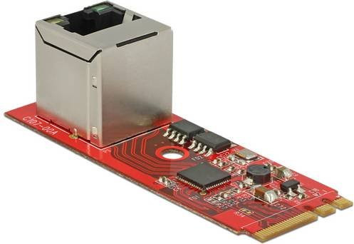 Delock 62949 Schnittstellen-Konverter M.2 Key A+E auf 1x Gigabit LAN RJ45 Netzwerkadapter - Bild 1