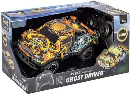 Revell Control Ghost Driver 24682 RC Einsteiger Modellauto Elektro Straßenmodell im Maßstab 1:22 mit Lichteffekten