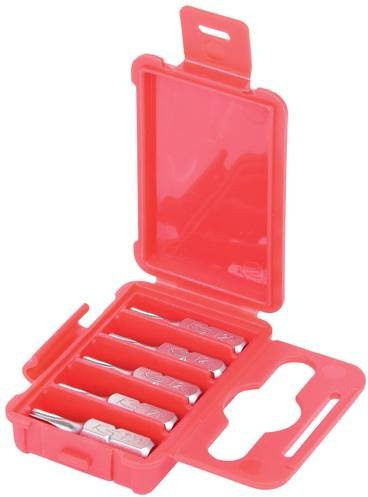 KS Tools TX-Bit T20 für 1/4 Zoll Antrieb, 25 mm Länge, 5er Pack, rot - Bild 1
