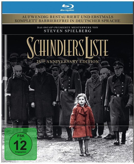 Schindlers Liste Blu-ray 25th Anniversary Edition Drama von Steven Spielberg mit Liam Neeson - Bild 1