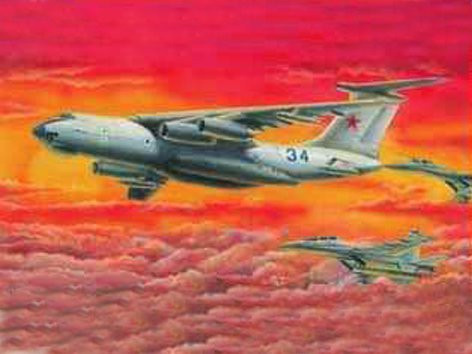 Trumpeter Iljushin IL-78 Midas, Modell, 1:144 - Bild 1