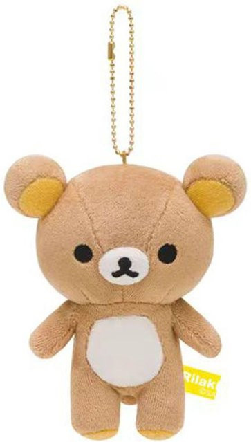 Rilakkuma Bär Plüsch Schlüsselanhänger braun - Bild 1