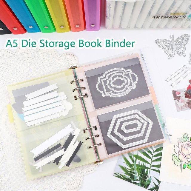 A5 Aufbewahrungsordner aus Kunststoff für Stanzformen, Stempel und Alben zur Organisation - Bild 1