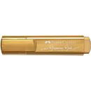 Faber-Castell Textmarker TL 46 Metallic Gold, 10 Stück mit 3 Strichstärken und Tinte auf Wasserbasis - Bild 2
