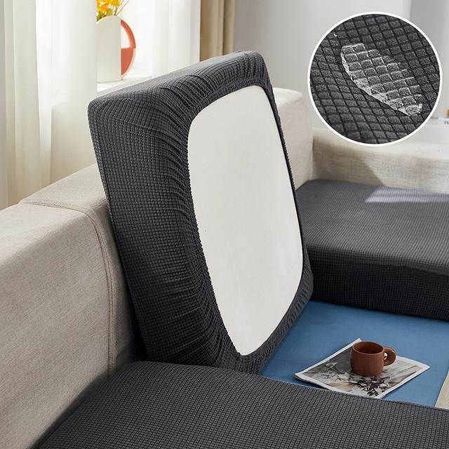 Wasserdichter und rutschfester Sofa-Bezug von airldianer in Dunkelgrau, hochelastischer Jacquard-Sitzbezug aus Polyester für dein Sofa (Größe S) - Bild 1