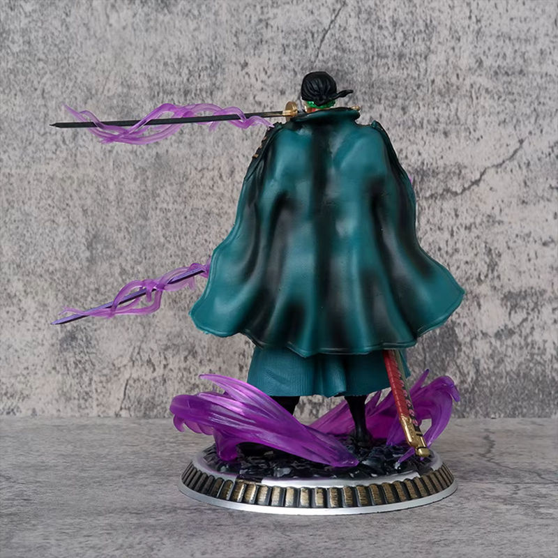Bandai Roronoa Zoro Anime Figur Drei-Klingen-Stil aus Kunstharz, mehrfarbig, Höhe: 20 cm - Bild 2