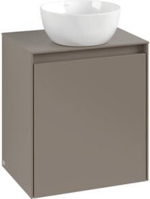 V&B Waschtischunterschrank Collaro in Taupe mit Scharniertüren, Wandmontage, B/H/T: 50 x 54,8 x 38 cm - Bild 1