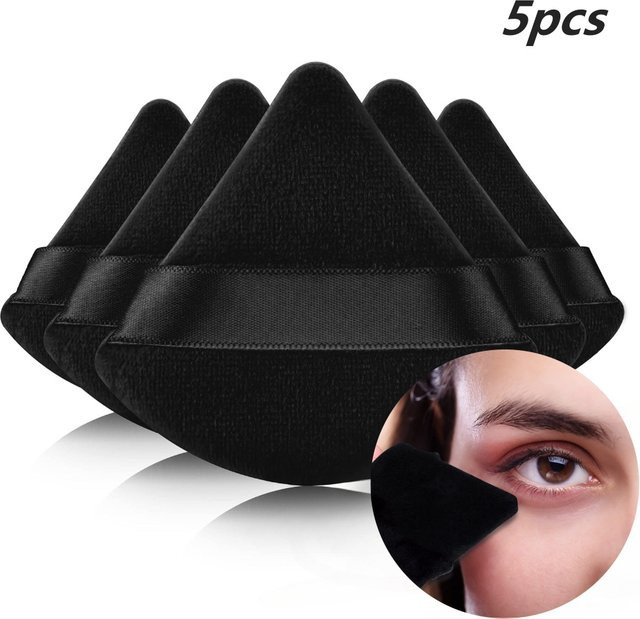 LUNCAY Puderquaste, Schwarz/Lila, Unisex - Bild 1