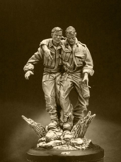 KIMERA Ancient Wounded Set, Harzfiguren-Modellbausatz, 1/16, 2-teiliges Set - Bild 1
