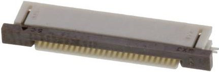 Molex FFC/FPC-Anschluss 26-polig in Weiß mit Goldkontakten, Rastermaß 0,50 mm, Artikelnummer 524372671, Tape on Full Reel - Bild 1
