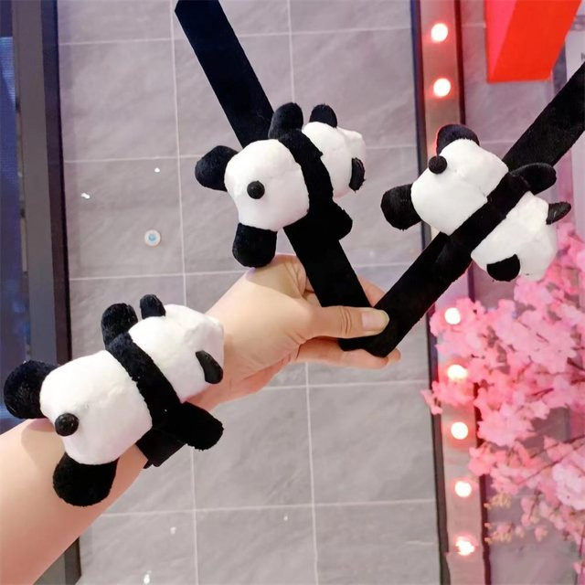 BLUELANS Slap Armband, Plüsch, Panda, Bunt, Unisex - Bild 1