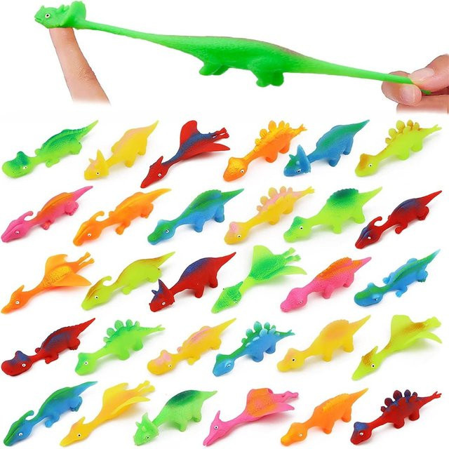 Fashnics Dinosaurier Fingerknet-Knallkörper, 5-teiliges Set, green - Bild 1