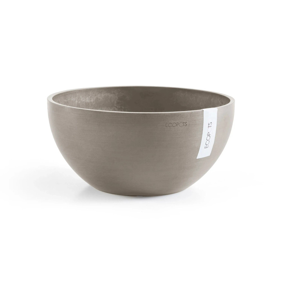 Ecopots Pflanztopf Brussels Braungrau Höhe: 35 cm, Durchmesser: 35 cm - Bild 2