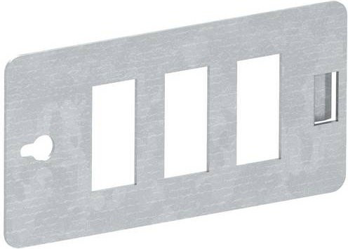 OBO Bettermann CP45-TP 3SI Geräteträger in Silber - Bild 1