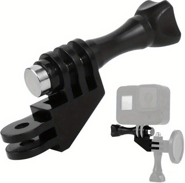 Verstellbarer 90-Grad-Adapter Multi-Konvertierungsarm in Schwarz für GoPro Hero 12 11 10 9 8 7 6 5 4, SJCAM, Xiaoyi 4K und Eken H9r Zubehör - Bild 1