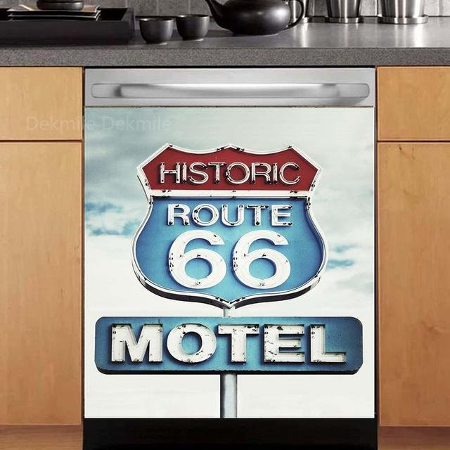 Sticker House 3D-Retro-Bier Wandaufkleber für Kühlschrank und Geschirrspüler, Mehrfarbig, Breite: 60 cm, Höhe: 82 cm - Bild 1