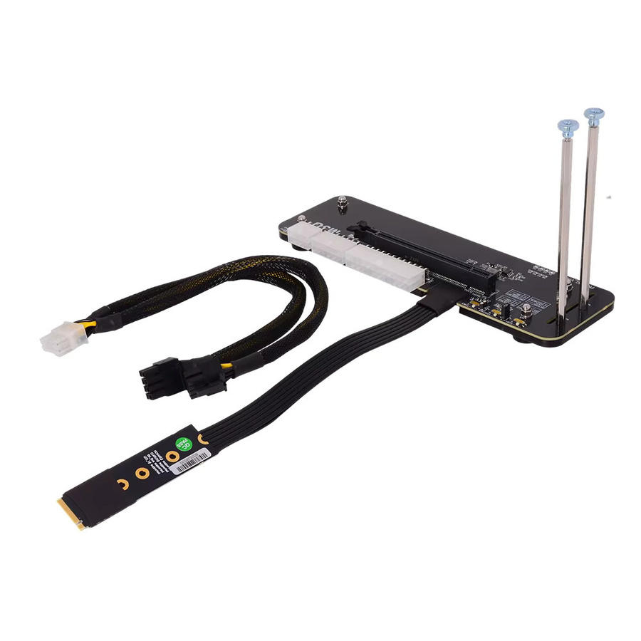 ADT-Link R43SG M.2 NVMe PCIe 3.0/4.0 x4 zu externe GPU Dockingstation für Laptop und ASUS ROG ALLY in Schwarz - Bild 2