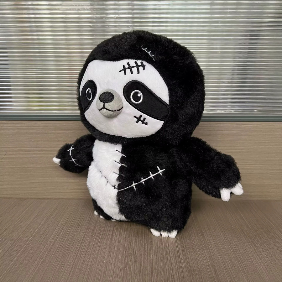 Jellycat Sloth, Plüschtier, Schwarz, Halloween, Party - Bild 2