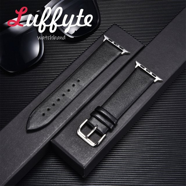 luffyte Uhrenarmband PU-Leder, Schwarz, Damen - Bild 1