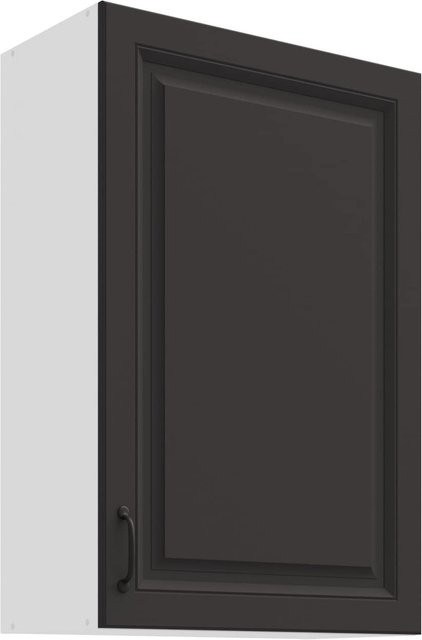 Hängeschrank Stilo Landhaus Grau Matt, Breite: 60 cm, Höhe: 90 cm - Bild 1
