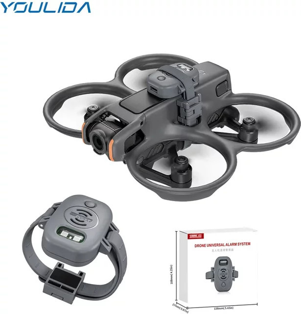 Drohnen-Alarmbuzzer mit GPS-Tracker zur Standortverfolgung für DJI Avata 2, Mavic 3 PRO, Air 3S, 2S, Mini 4 Pro und NEO 2 - Bild 1