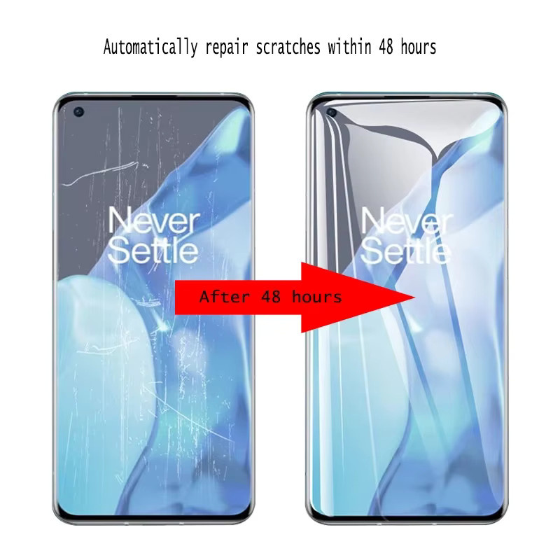 HD Hydrogel Displayschutzfolie für OnePlus 13 12 11 10 Pro 13R 12R 13T Nord 4 CE 3 Lite 5G transparent - Bild 4