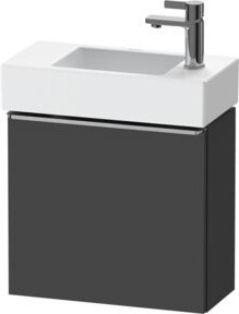 Duravit Waschtischunterschrank D-Neo in Grau Matt mit 1 Tür und Wandmontage, B/T/H: 48,4 x 22,2 x 44 cm - Bild 1