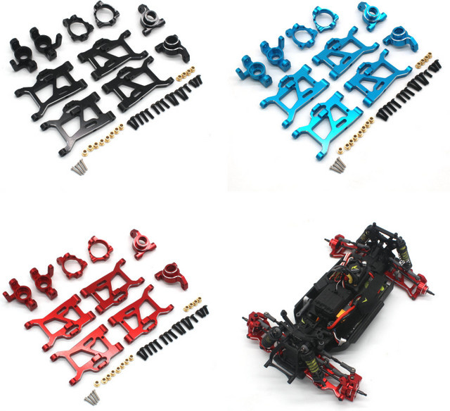 ZD Racing Schwingarm Lenkungsbuchse Gladiator, 5-teiliges Set, Metall, Blau - Bild 1