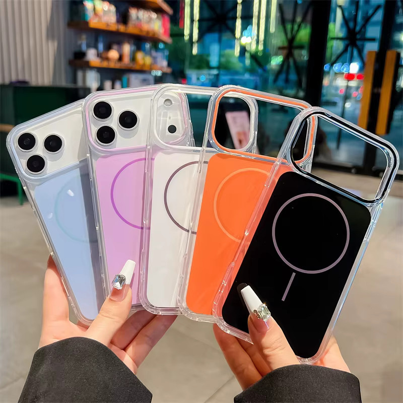 RPKKS Magnetische MagSafe Schutzhülle für iPhone 17 Pro Max, iPhone 17 Air und iPhone 16 Pro Max Plus in Orange - Bild 3