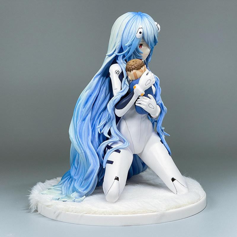 Yiran toy 1 Neon Genesis Evangelion Eva Ayanami Rei Sammlerfigur PVC 18cm - Bild 2