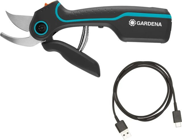 Gardena AssistCut Bypass-Astschere mit Batterieunterstützung in Schwarz-Grün (12222-20) - Bild 1