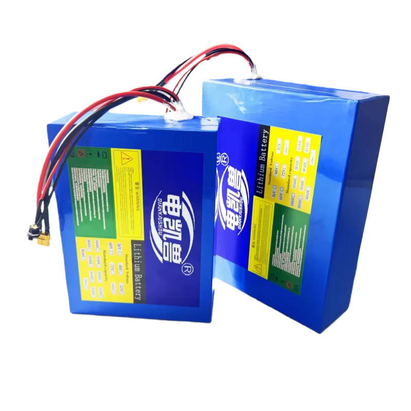 DIANKAISHOU Lithium-Batteriepack 72V 50Ah Hochleistungs-Akku mit BMS in Blau - Bild 2