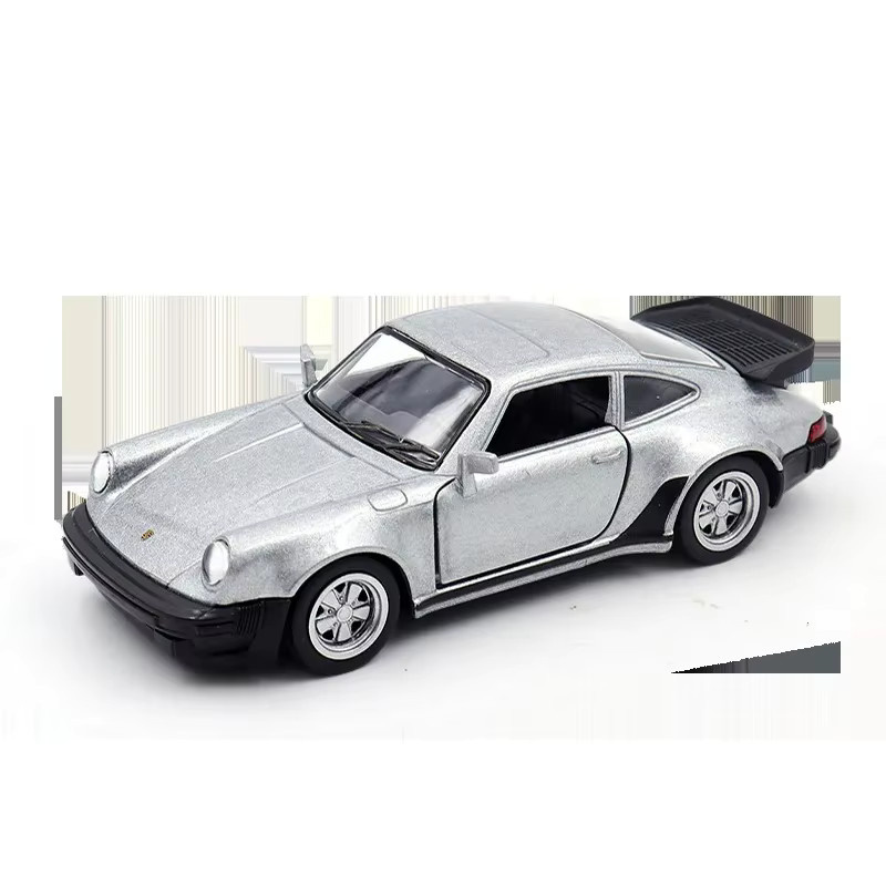MAKEDA Porsche 911 Turbo, Automodell, 1:36, Metall, Grau - Bild 3
