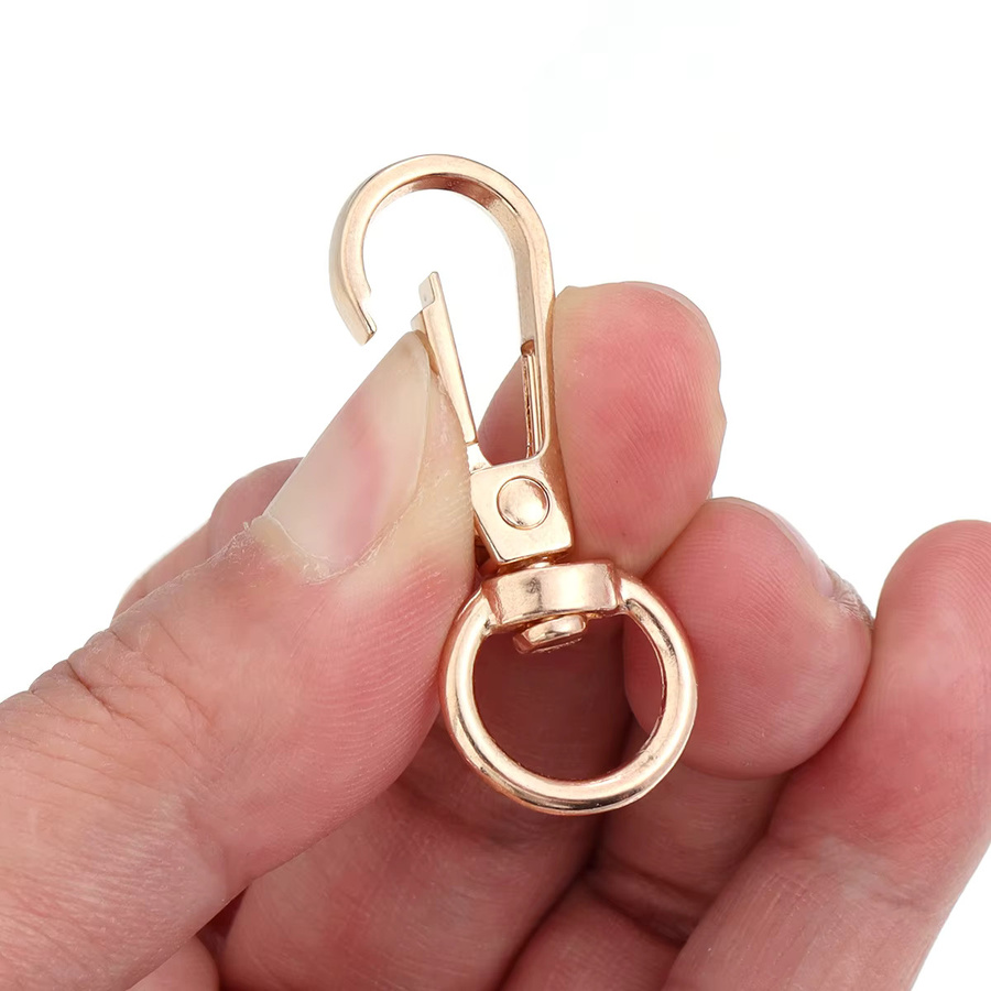lingsai Drehkarabiner, Gold, Unisex, 10 Stück/Set - Bild 2