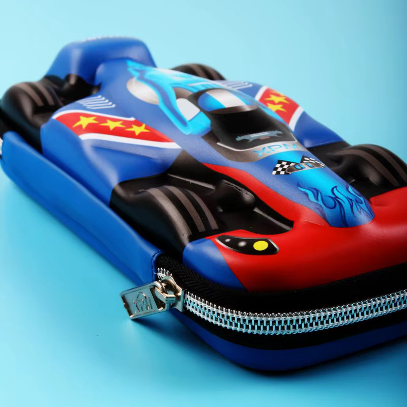 Kreative 3D Auto Styling Federmäppchen in Blau mit großem Fassungsvermögen für Schüler und Kinder - Bild 2