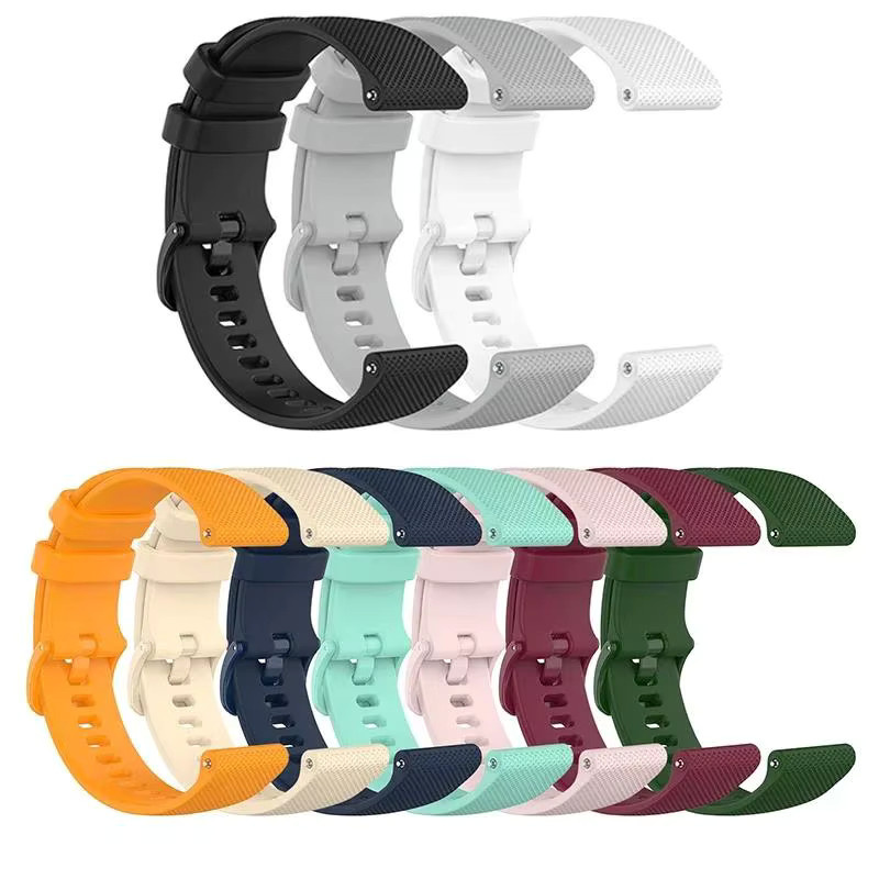 Uhrenarmband Silikon, Weiß, Unisex - Bild 2